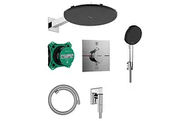 Душова система з термостатом Hansgrohe Raindance Alive S 300 1jet chrome 24630000