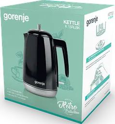 Електрочайник K 15 RLBK (LD-K3042) Gorenje teh0021974 - мініатюра 7