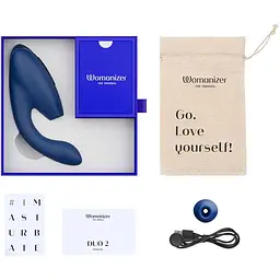 Вібратор Womanizer Duo 2 Blueberry SO8756 [108445] - мініатюра 6