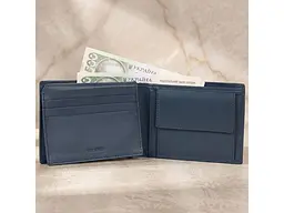 Чоловіче портмоне натуральна шкіра Cortina 5012 navy Темно-синє 12.5х9.5 см TONY PEROTTI acs0032388 - мініатюра 6