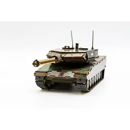 Дерев'яний 3D конструктор Танк Леопард PuzzleOk 206-0260 206 деталей  - мініатюра 7