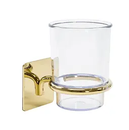 Склянка для зубних щіток Rea 322189 gold REA-77063, Золотий - мініатюра 3
