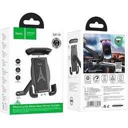 Тримач HOCO Follow motorcycle rearview mirror holder CA119 4.5-7" - мініатюра 4