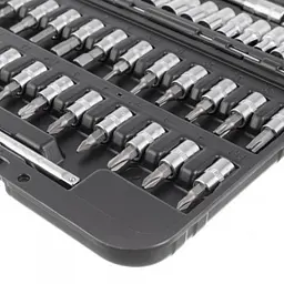 Набір інструментів Intertool Storm ET-8046, 46 од, Cr-V, 1/4", у кейсі - мініатюра 5