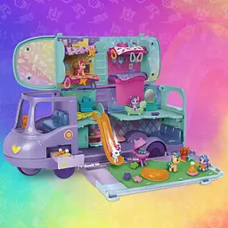 Ігровий набір My Little Pony Playset World Magic Mare Stream Buildable Trailer Camper Van (F7650) - мініатюра 6