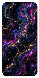TPU чехол Demsky Purple space marble для Huawei P Smart Z