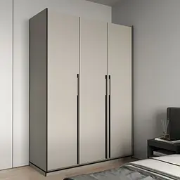Шафа розпашна Moreli Ramo FR-0015 тридверна з полицями 1484х570х2100 мм Кашемір