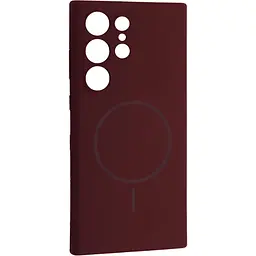 Чохол DK Luxury Silicone Case with MagSafe для Samsung Galaxy S25 Ultra Plum [132174]