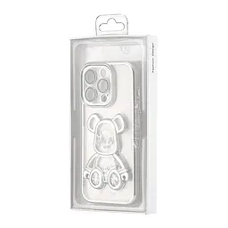 Чохол Shining Bear Case Protected Camera iPhone 14 Pro Silver - мініатюра 2