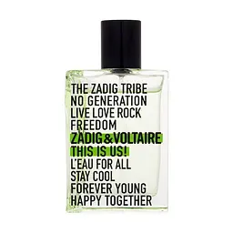 Оригінал Zadig & Voltaire This is Us! L`Eau For All 50 мл Туалетна вода - мініатюра 3