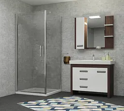 Душова кабіна Eger Rudas 90x90 (без піддону) 599-001/1L - мініатюра 3