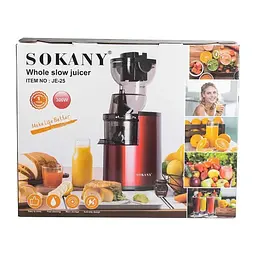 Соковитискач шнековий Sokany JE-25 - мініатюра 10