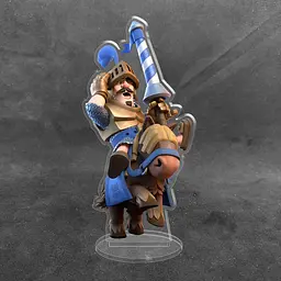 Акрилова колекційна фігурка Clash of Clans, Clash Royale Персонаж Принц 15 см