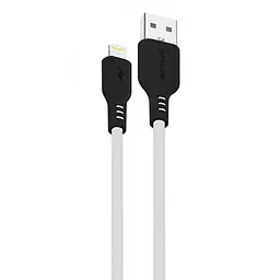 Кабель Proove Rebirth USB to Lightning 2.4A (1m) black/white