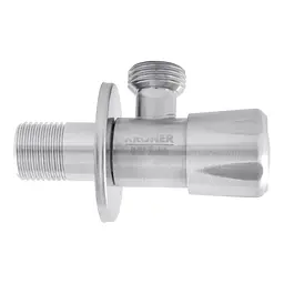 Кран приладовий Kroner KRP Edelstahl Klassisch - ESG101 1/2"х1/2" ЗЗ (CV022974) - мініатюра 3
