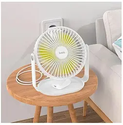 Вентилятор портативний Hoco F14 multifunctional powerful desktop fan - мініатюра 7