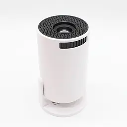 Портативний домашній проектор Rotundity M5 з WiFi та пультом для перегляду фільмів Широкоекранний 16:9 Білий - мініатюра 3