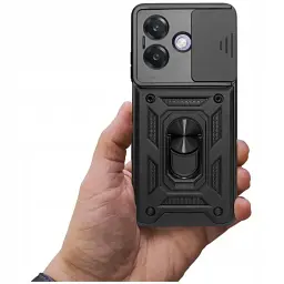 Панель BeCover Military для Oppo A3 4G / А3х 4G / A40m Black (713077) - мініатюра 5