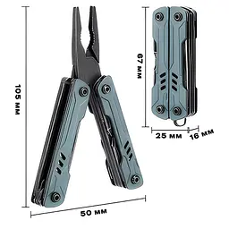 Мультитул Xiaomi NexTool Mini Sailor S11 Pro (NE20382) Blue - мініатюра 5