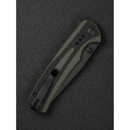 Ніж Sencut Regnator, Black/Green G10, Black Stonewash (S24057-2) - мініатюра 12