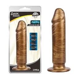 Фалоімітатор Dark Muscle Phut Dong 22 см золотий - мініатюра 2