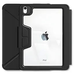 Чохол-книжка BeCover Rugged Прозорий з кріпленням Apple Pencil для Apple iPad Air (4/5) 2020/2022 10.9" Чорний (714967)