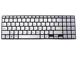 Клавіатура для ASUS X521, X521EA, X521EQ, X521FA, X521FL, X521JQ, X521UA, S533, S533E, S533F (RU Silver з підсвічуванням). Оригінал - мініатюра 3