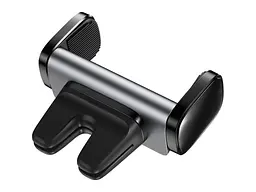 Тримач для смартфона BASEUS Steel Cannon Air Outlet Car Mount Black (SUGP-01) - мініатюра 2