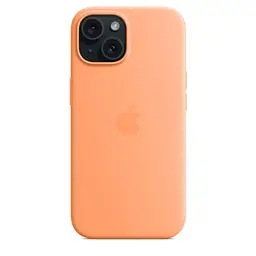 Силіконовий чохол CasePro Silicone Case з MagSafe Orange Sorbet для iPhone 15 Plus - мініатюра 5