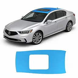 Антигравійна захисна бронеплівка за лекалами для Acura RLX I facelift 2018-2020 - зона даху