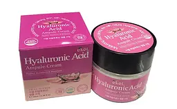 Ампульний крем Ekel для обличчя Hyaluronic Acid Ampule Cream з гіалуроновою кислотою