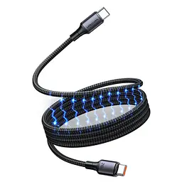 Кабель Vention TSAJG магнітний USB-C - USB-C PD 3.1 240 Вт 1,5 м титаново-золотий (TSAJG)