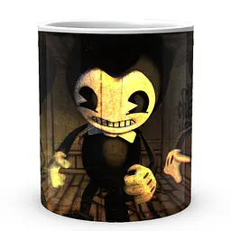 Чашка Bendy and the Ink Machine Бенді та чорнильна машина BIM 02.04 330 мл білий - мініатюра 2