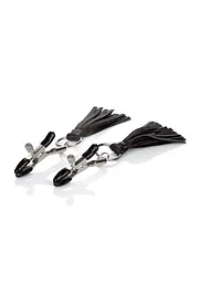 Зажимы для сосков Calexotics Playful Tassels (черный) - мініатюра 3