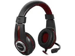 Гарнітура Defender Warhead G-185 Black/Red (64106) - мініатюра 2