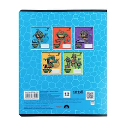 Зошит Kite Ninjia Turtles, 12 аркушів, лінія (NT26-234), в асортименті - мініатюра 7