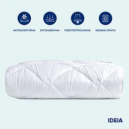 Ковдра Ideia Classic, двоспальна, 210х175 см, білий (8-31155 білий) - мініатюра 2