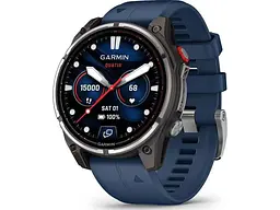 Смарт-годинник Garmin Fenix 8 Pro 47 mm AMOLED Marine GPS Titanium with Blue Silicone Band (010-03198-50)
