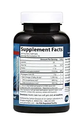 Риб'ячий жир для сердця Carlson Super Omega-3 1200 мг 100 капс - мініатюра 2