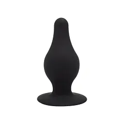 Анальна двошарова пробка Orion SilexD Model 2 size S, 7.2х3.4 см, чорна
