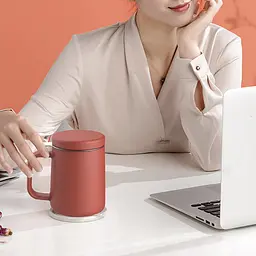 Чашка-заварник U Brewing Mug Ceramic, 500 мл - Білий - мініатюра 7