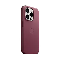 Чехол для Apple iPhone 15 Pro Max, FineWoven Case with MagSafe, бордовый, защитная накладка из материала FineWoven, противоударный, для iPhone, защита всего корпуса, поддержка беспроводной зарядки и MagSafe, (ARM71989) - мініатюра 2