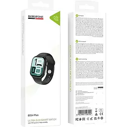 Смарт-годинник Borofone BD14 Plus Black [168696] - мініатюра 5