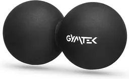 Масажний м'яч Gymtek 63 мм подвійний чорний - мініатюра 6