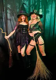 Костюм відьми Leg Avenue Mystical Witch L, сукня, капелюх - мініатюра 6