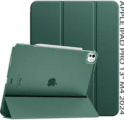 Чохол до планшета BeCover Tri Fold Hard Apple iPad Pro 13" M4 2024 Dark Green (711731)