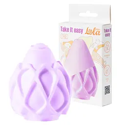 Мастурбатор яйце Lola Games Take it Easy Chic (фіолетовий) - мініатюра 3