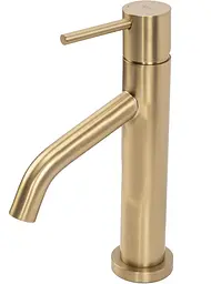 Змішувач для умивальника Rea Level gold brush (REA-B6218) - мініатюра 4