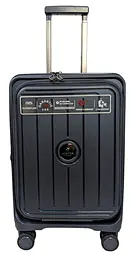 Валіза маленька Airtex 253 S з розширенням Поліпропілен TSA 37 л Темно-синій - мініатюра 9