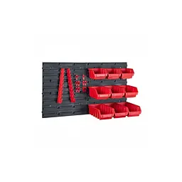 Щит для зберігання інструментів Qbrick SYSTEM Fixing Wall Starter в комплекті зі скриньками 5901238221241